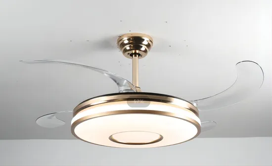 OEM ODM Factory 36W 3 Color LED Ceiling Fan Light Smart Ceiling Fan with Light