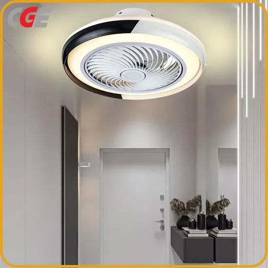 Modern Invisible Blades LED Ceiling Light with Hidden Fan Bedroom Light with Fan Bladeless with Remote Control