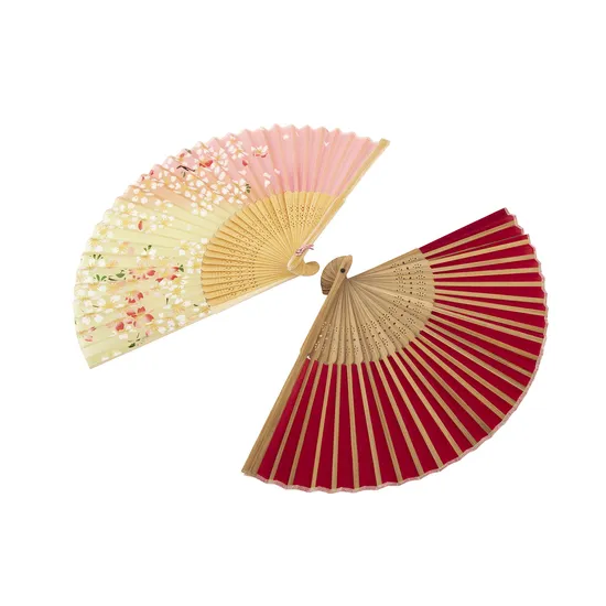 Customized Printing Decoration Bamboo Hand Fans 