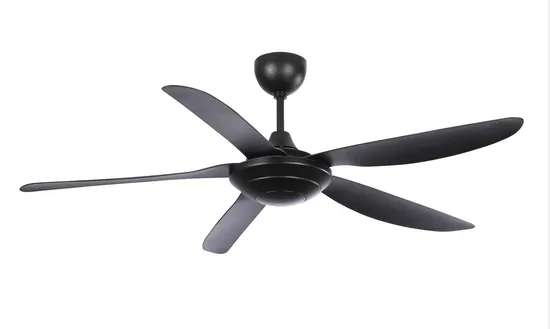56 Inch 12V DC Adapter Solarceiling Fan with Remote Control 5 Blades DC