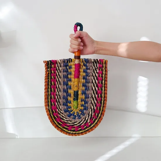 Handcrafted Vietnamese Seaweed Fan 