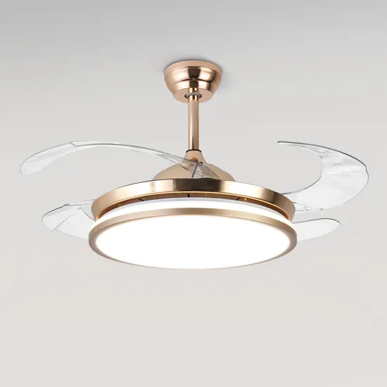 Invisible Retractable 6 Gears Adjustabl LED Ceiling Light with Fan and Remote Control 