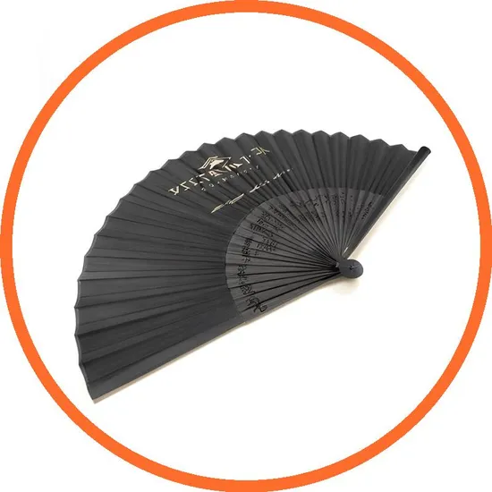 Custom Decorated Bride Wedding Summer Bamboo Hand Fan Folding Handmade Bamboo Fan 