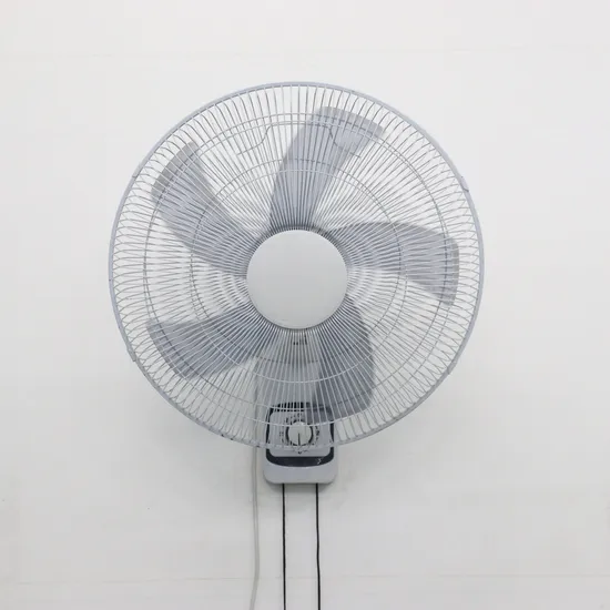 Sleek Aluminum Leaf 18inch Wall Fan for Decor 