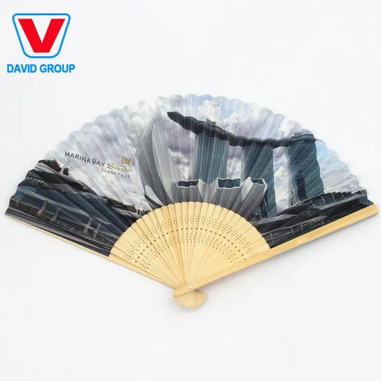 Chinese Style Bamboo Fan for Holiday Decoration and Gift 