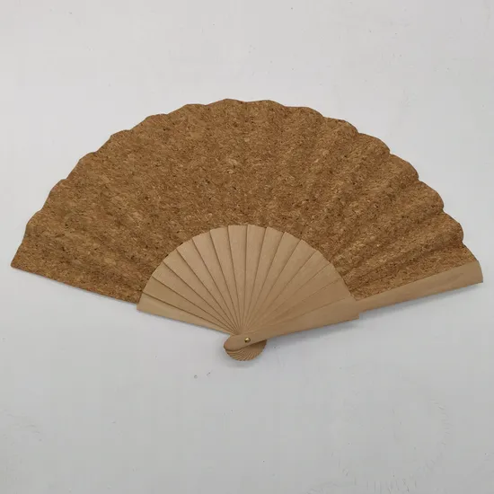 23cm Factory Iron Wooden Stock Hand Fan for Party Decoration 