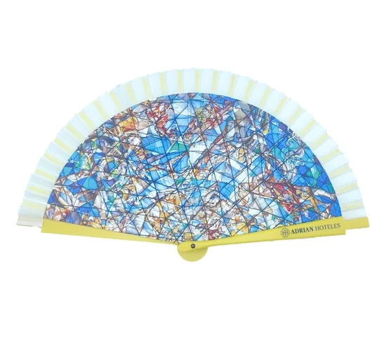 2023 New Arrival Customized Printing Decoration Printing Plastic Hand Fans 